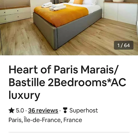 Appartement Mynestparis 2-br In Center , Air Conditioner , Elevator, Free Parking